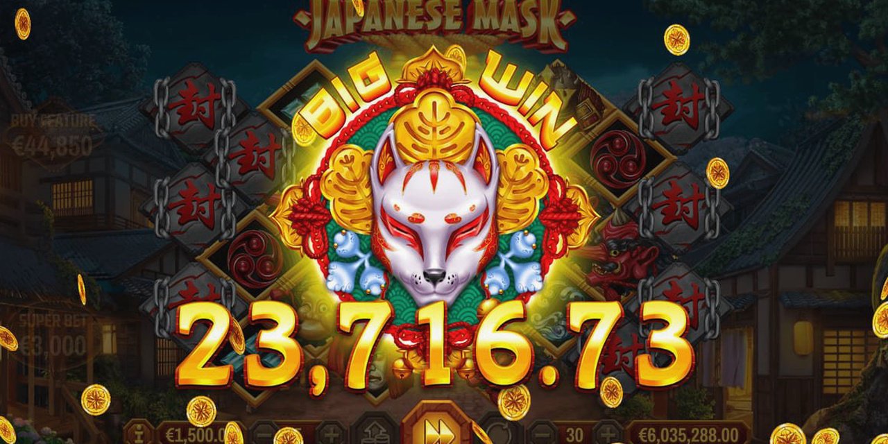 Japanese Mask · Tangkapan Layar Aplikasi BOSKU33